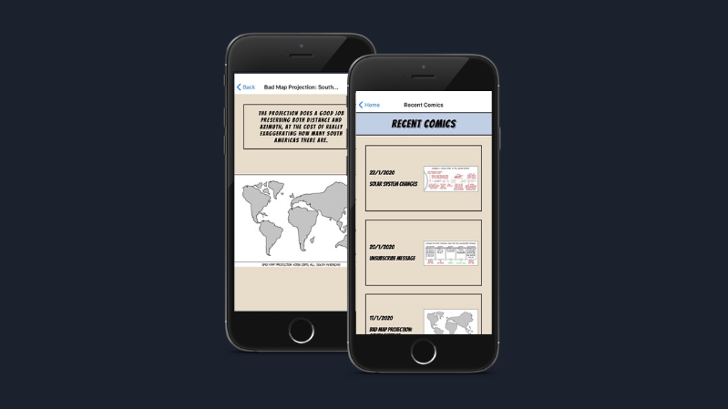 screenshot of XKCD project